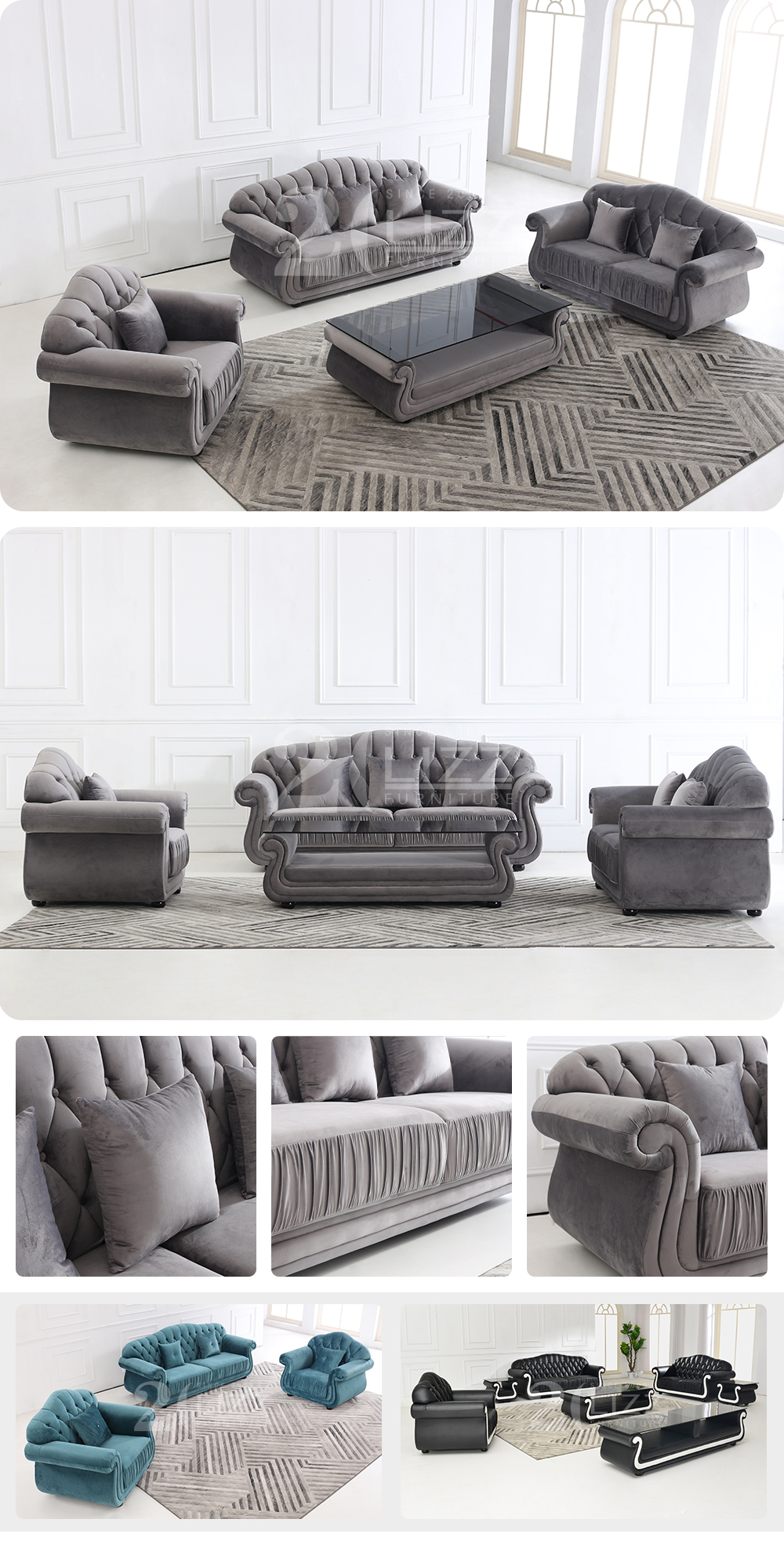 Sofa pentru țesături