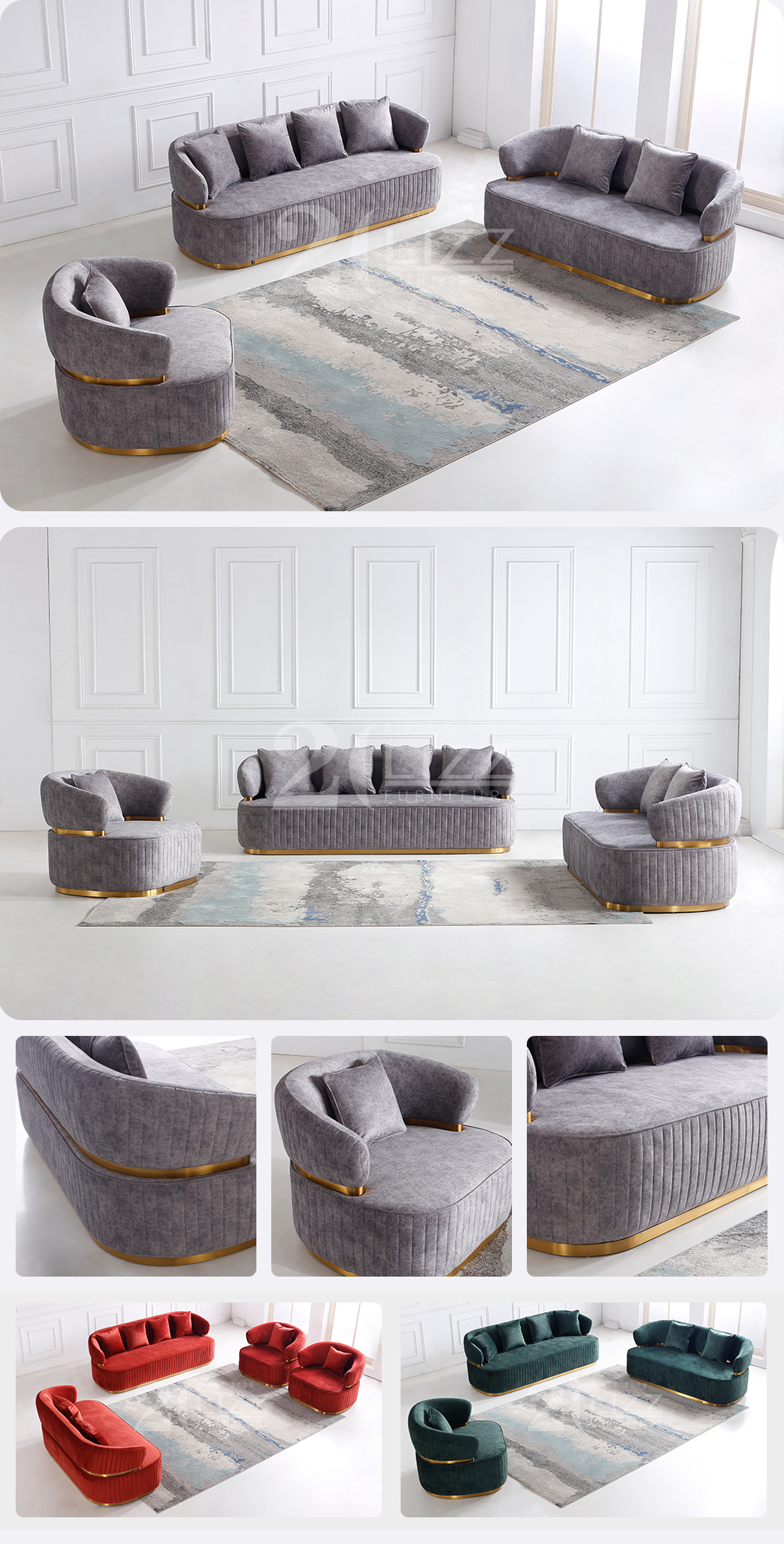 Sofa pentru țesături