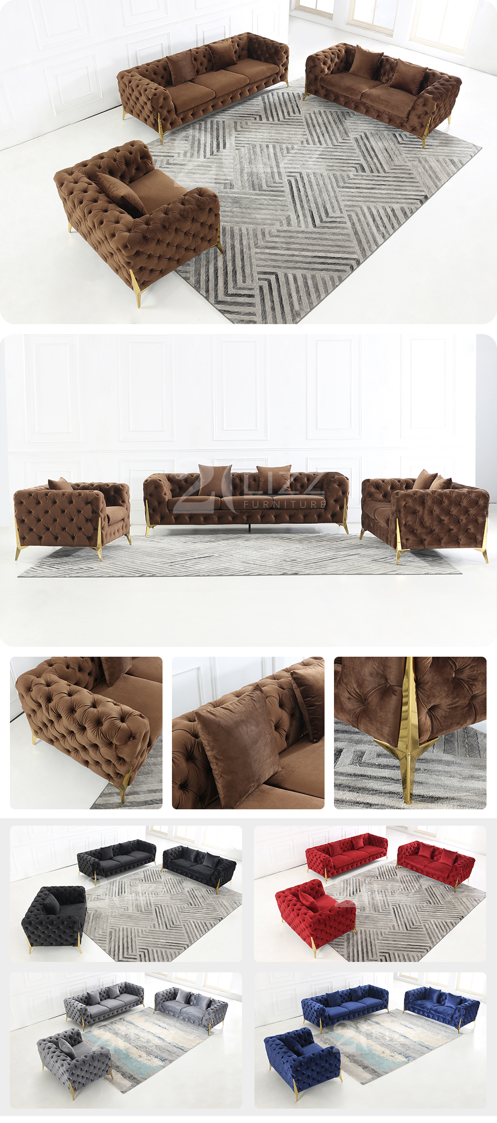 Sofa pentru țesături