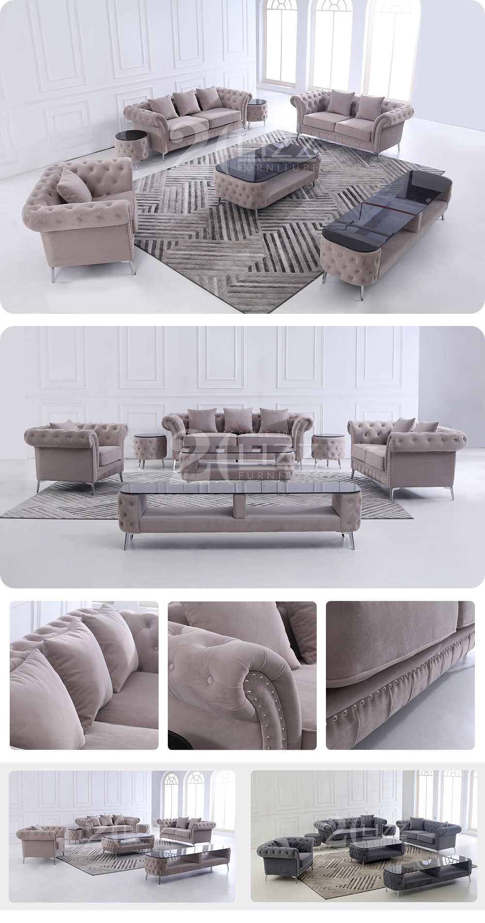 Sofa pentru țesături