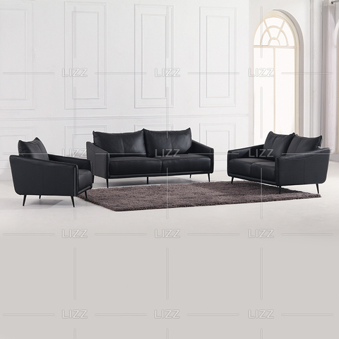 Set Mobila Mobila Canapea Piele Caramel