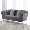 Canapea Chesterfield de lux din stofa pentru living