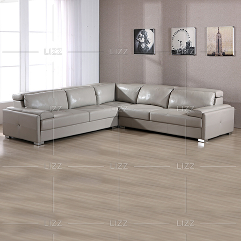 Leisure Leisure Canapea Gri din Piele