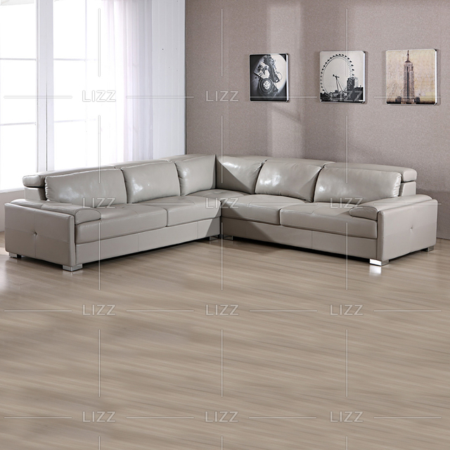 Leisure Leisure Canapea Gri din Piele