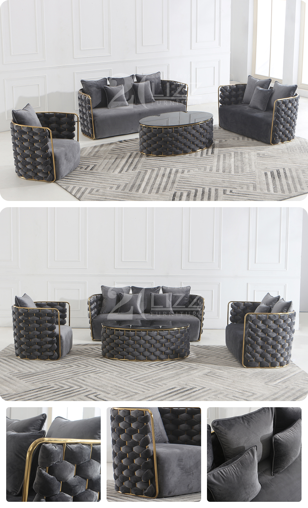 Sofa pentru țesături