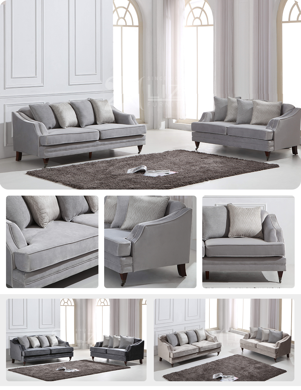 Sofa pentru țesături