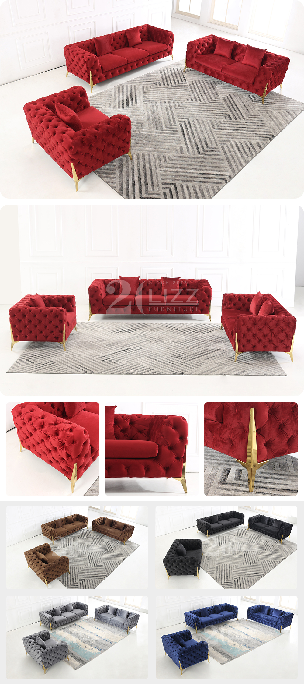 Sofa pentru țesături