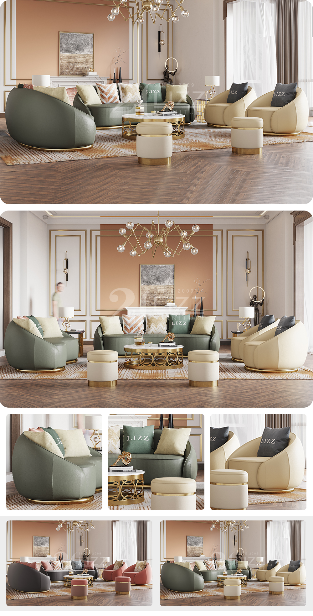 Sofa pentru țesături