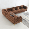 Mobila Acasa Canapea Sufragerie Tesatura Chesterfield Clasica