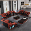 Modern Leisure Lounge Suite Set de canapele din piele