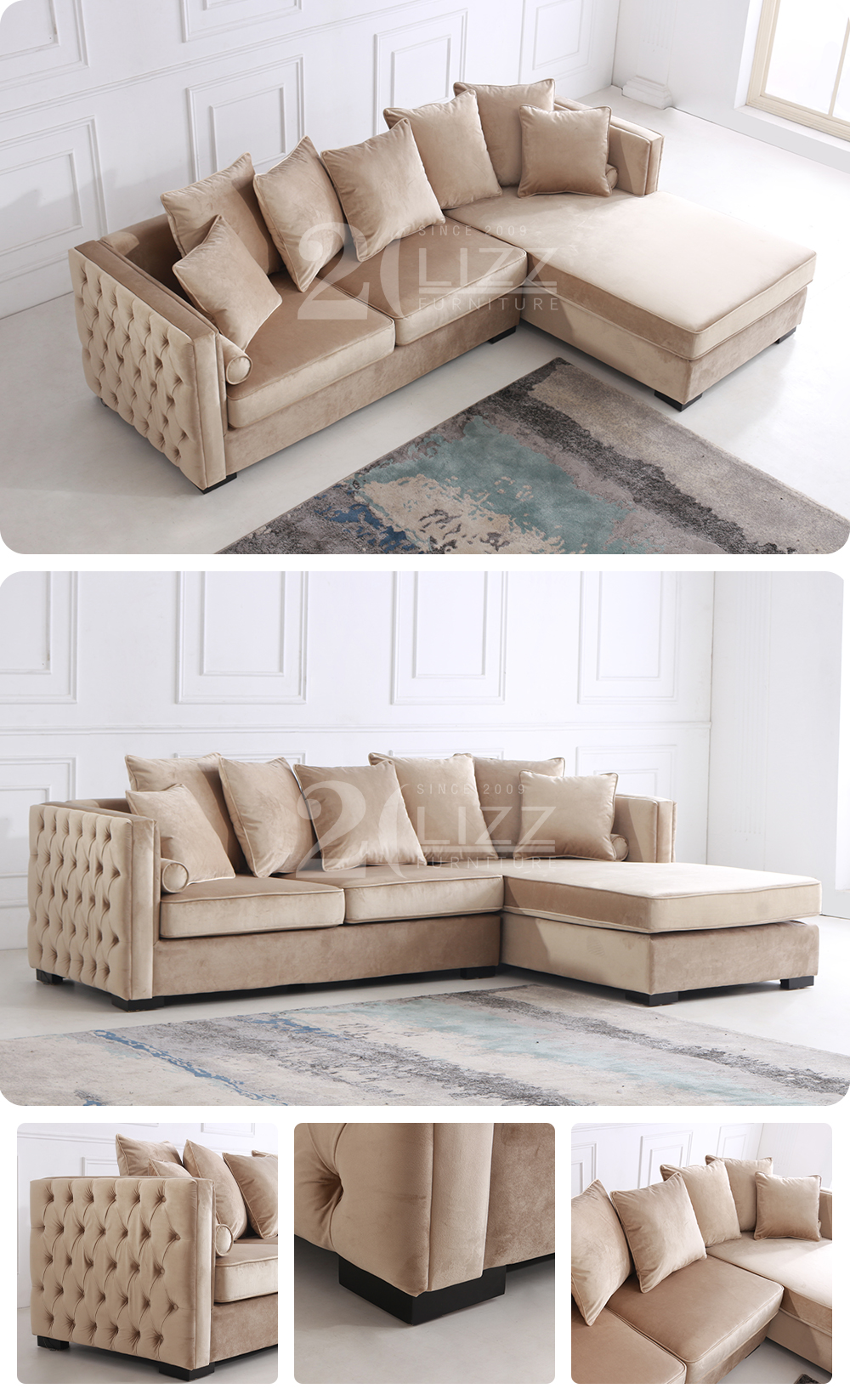 Sofa pentru țesături