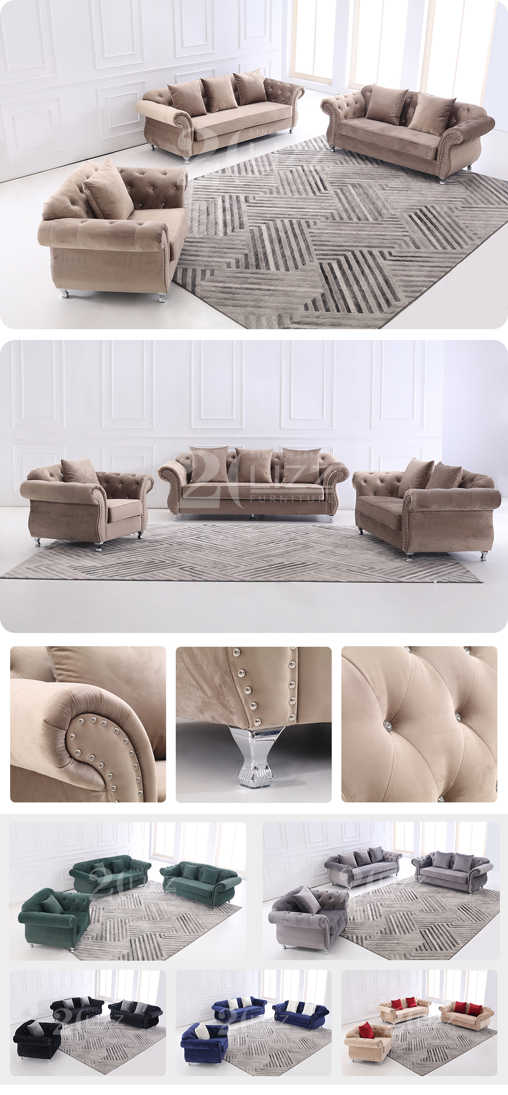 Sofa pentru țesături